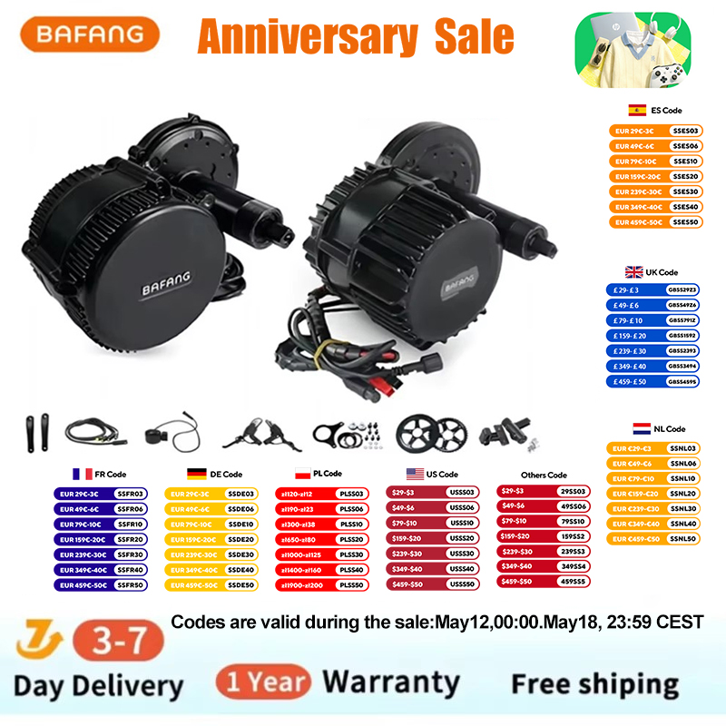 Bafang BBSHD 1000W 52V 48V 68m - Mid Drive Conversion Kit 1000W recensione e prezzo